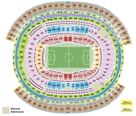 SoFi Stadium World Cup Seating Chart